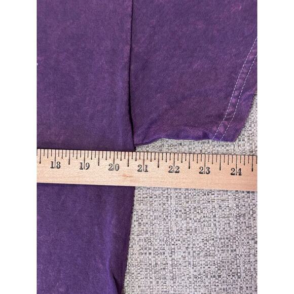Nirvana In Utero Live 93 Purple Mineral Stone Wash Short Sleeve T-Shirt Sz L - Picture 7 of 7